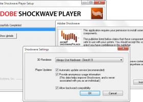 Adobe Shockwave Player - Windows 7 Download awards