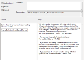 Windows Defender Definition Updates screenshot