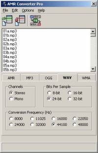 AMR Converter Pro screenshot