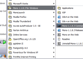 Mono for Windows screenshot