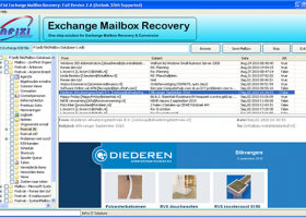 EDB Recovery Tool screenshot