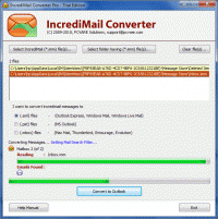 IncrediMail Email Converter to Outlook screenshot