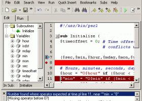 DzSoft Perl Editor screenshot