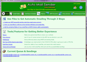 Auto Mail Sender File Edition screenshot