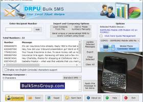 GSM Text Messaging Software screenshot