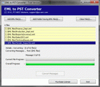 Import EML Files to Outlook 2007 screenshot