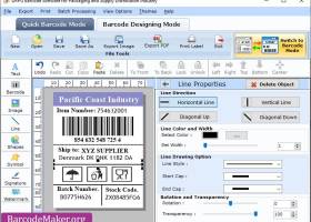 Packaging Barcode Maker Program screenshot