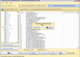 Email Extractor Outlook N Express screenshot