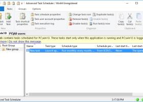 Advanced Task Scheduler screenshot