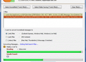 IncrediMail to Windows Mail Converter screenshot