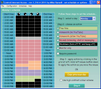 Control Internet Access screenshot