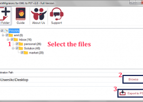 QuickMigrations for EML to PST screenshot