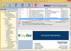 Microsoft OST to PST Converter screenshot