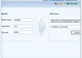 MySQL to Excel Converter screenshot