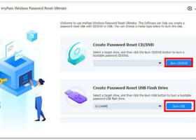 imyPass Windows Password Reset Ultimate screenshot