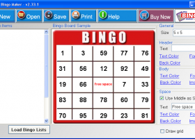 The Bingo Maker screenshot