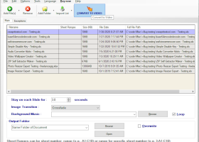 Convert Excel to Video 4dots screenshot