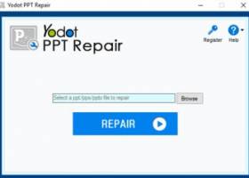 Yodot PPT Repair Software screenshot