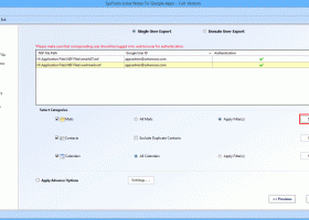 Lotus Notes to Google Apps Migration screenshot