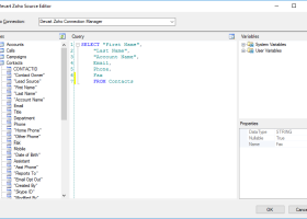 Zoho CRM SSIS Components by Devart screenshot