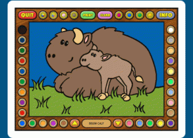 Coloring Book 10: Baby Animals screenshot