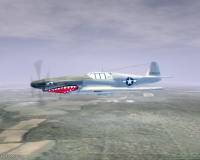 3D Flying P-51C Mustang Screensaver screenshot