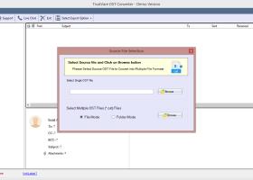 TrustVare OST to PST Converter screenshot