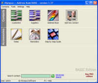 Olympus Business Contacts Manager screenshot