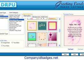 Greeting Card Maker Software screenshot