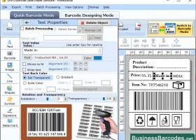 EAN-128 Barcode Generator Program screenshot