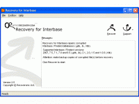 Recovery for Interbase screenshot