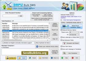 GSM Mobiles Bulk SMS Software screenshot