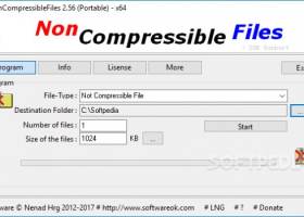 NonCompressibleFiles Portable screenshot