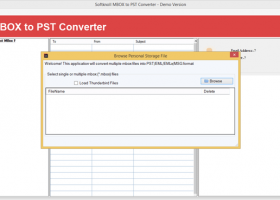 SoftKnoll MBOX to PST Converter screenshot