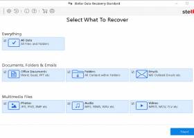 Stellar Data Recovery-Windows Standard screenshot