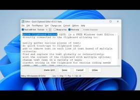 Quick Clipboard Editor screenshot