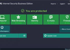 AVG Internet Security Business Edition screenshot