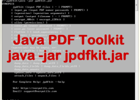 VeryUtils Java PDF Toolkit jpdfkit screenshot