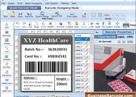 Healthcare Business Barcode screenshot