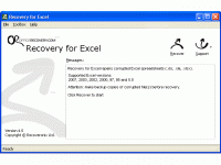 Recovery for Excel screenshot