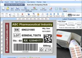 Healthcare Barcode Labeling Tool screenshot