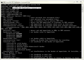 VeryUtils PDF Highlighter Command Line screenshot