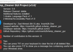 Temp_Cleaner GUI screenshot