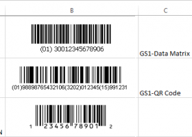 GS1 Linear and 2D Barcode Font Suite screenshot