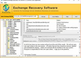 Restore Exchange Mailbox to PST screenshot