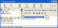 File Access Scheduler screenshot