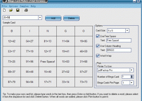 Bingo Card Maker screenshot