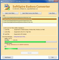 Eudora to Windows 7 Mail screenshot