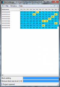 BinCoMerge screenshot