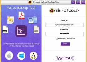 SysInfoTools Yahoo Backup Tool screenshot